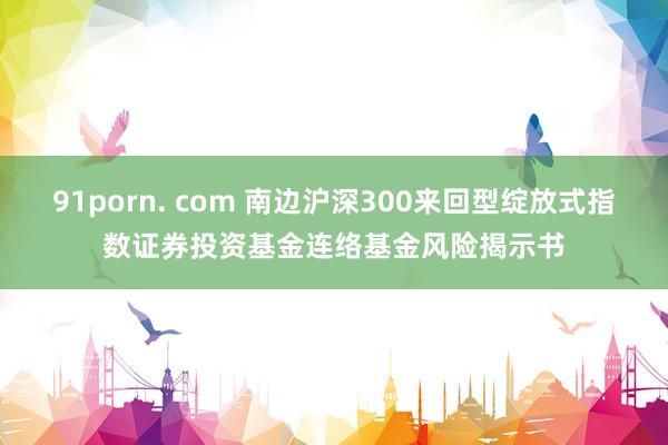 91porn. com 南边沪深300来回型绽放式指数证券投资基金连络基金风险揭示书