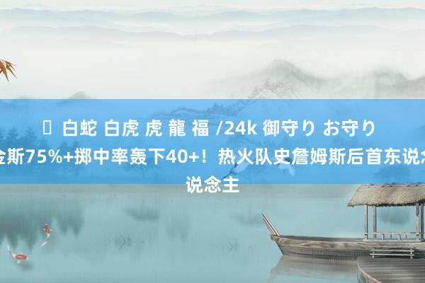 ✨白蛇 白虎 虎 龍 福 /24k 御守り お守り 维金斯75%+掷中率轰下40+!热火队史詹姆斯后首东说念主